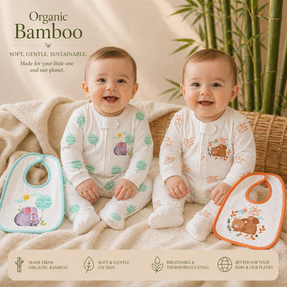 Organic Footed Jammie w/ Bib