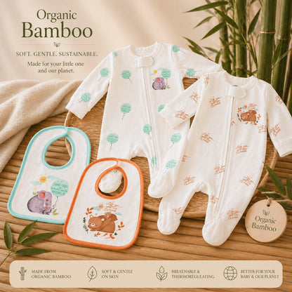 Organic Footed Jammie w/ Bib