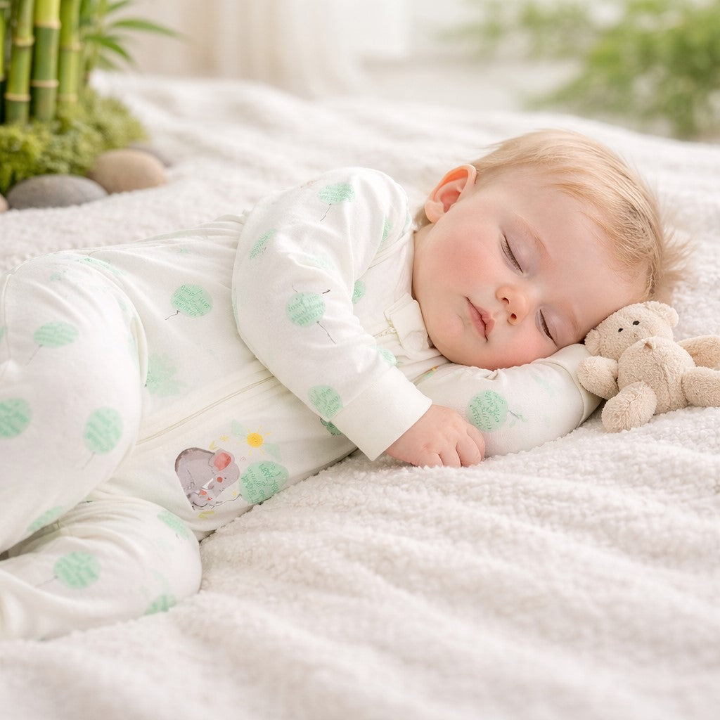 Organic Footed Jammie w/ Bib