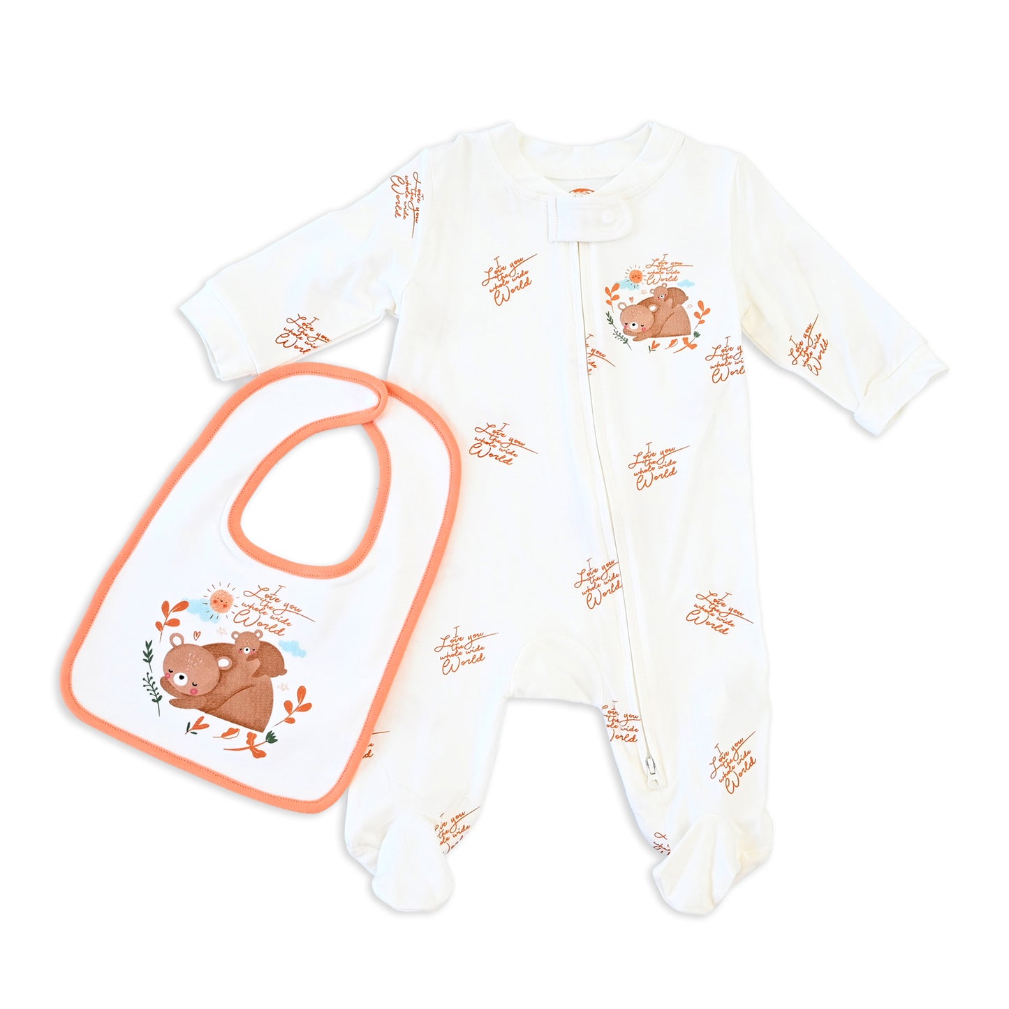 Organic Footed Jammie w/ Bib