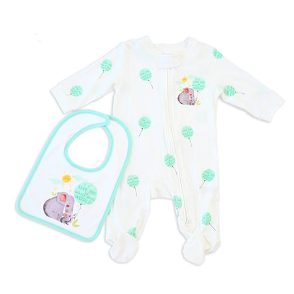 Organic Footed Jammie w/ Bib