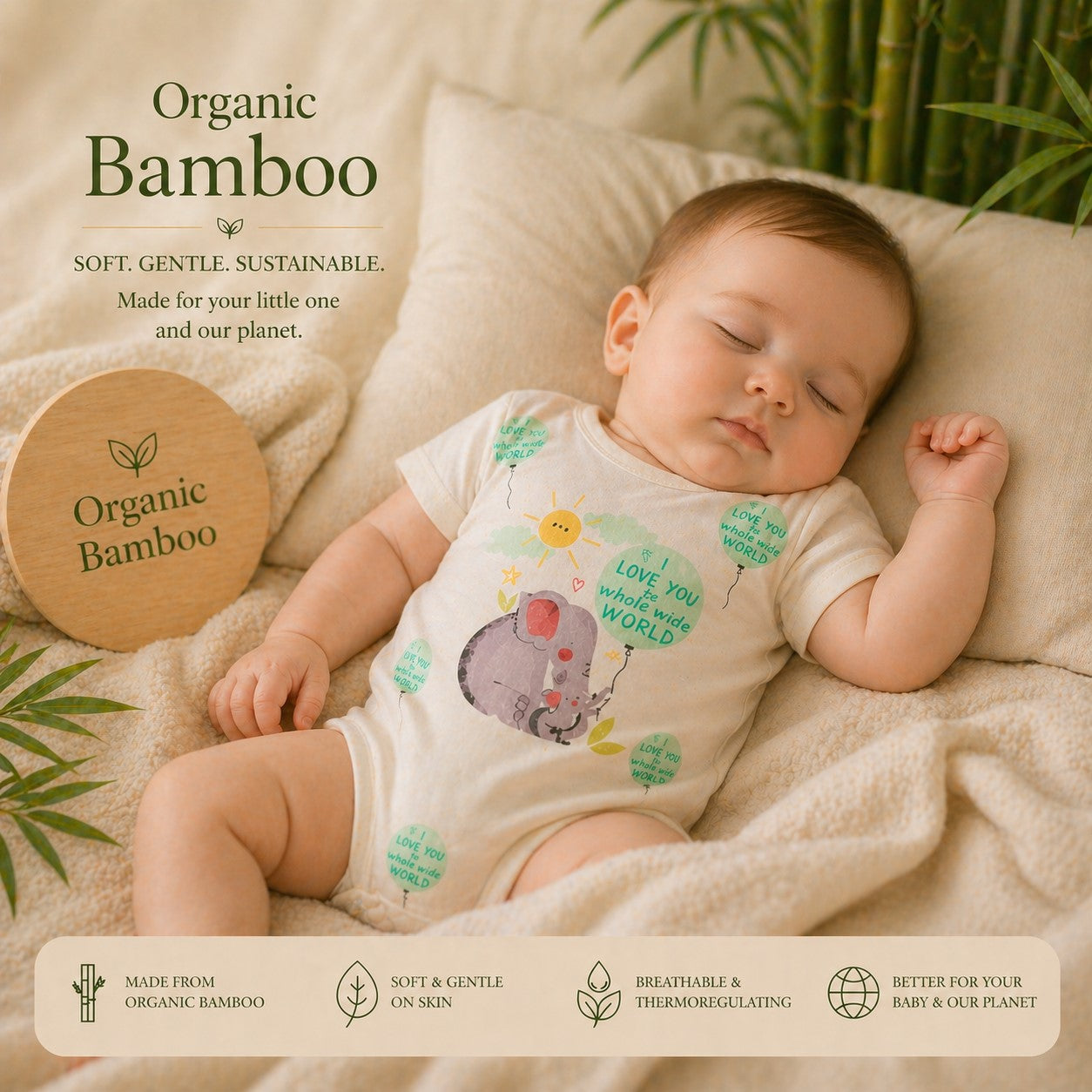 Organic Bamboo Onesie