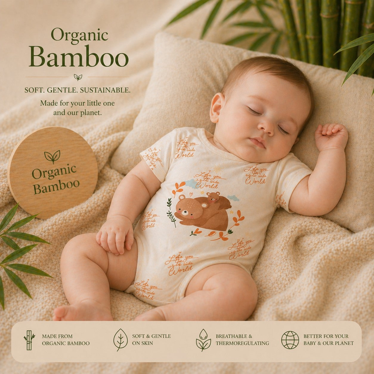Organic Bamboo Onesie
